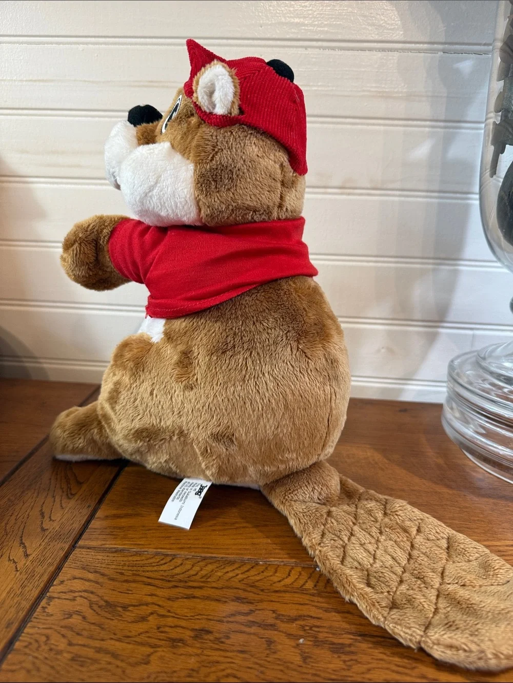 BUCEES Plush Beaver Toy - Brown and White Kids Plush
